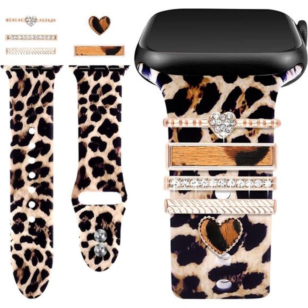 NEW Leopard Apple Watch Band + Charms